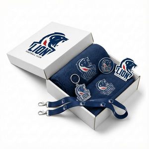 Ensemble cadeau promotionnel personnalisé pour événements, kit de goodies pour salons professionnels avec cordon, serviette, porte-clés pour offres marketing - Product Image 4