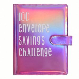 Carnet de budget et enveloppes de trésorerie pour le défi d'épargne de 100 jours, personnalisable en gros - Product Image 2