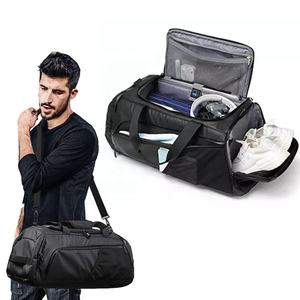 Sac de sport et de voyage en polyester grande capacité, personnalisé, économique, pour basketball, football, fitness, avec compartiment à chaussures - Product Image 1