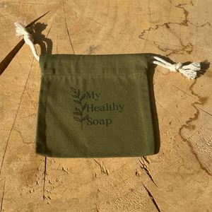 Simple Style <b>Drawstring</b> Bag High Quality Recyclable Cotton <b>Drawstring</b> <b>Pouch</b> Bag - Product Image 2
