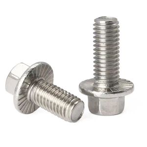 Pernos de Brida de Acero Inoxidable Daosheng Core 304 M5 M6 M8 M10 M12 Totalmente Roscados Grado A A2-70 para Equipos de Transporte Ferroviario - Product Image 1