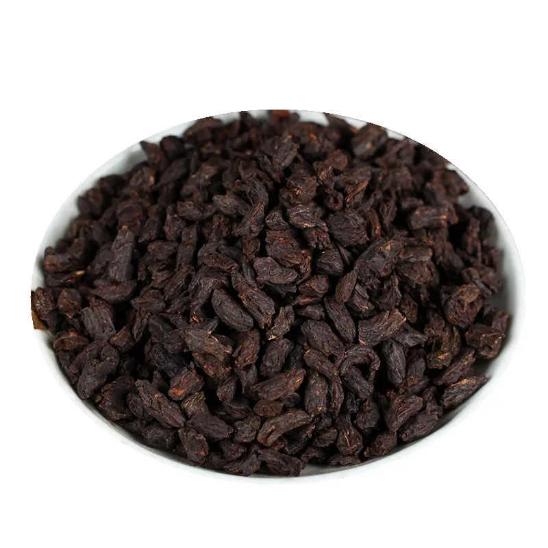 Yunnan Pu 'er茶オリジナル味おいしい香り茶化石銀ラオチャトウ熟茶2012年卸売