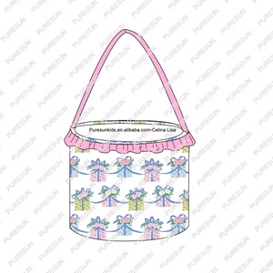 ÉCHANTILLON GRATUIT Sacs de voyage personnalisés pour <span class=keywords><strong>enfants</strong></span> de grande capacité Sacs de voyage à volants imperméables pour le week-end pour bébé fille - Product Image 3