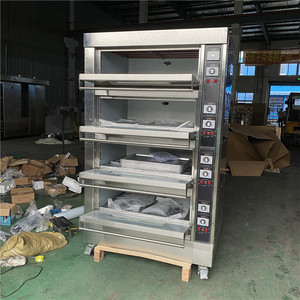 Horno de Convección de Alta Productividad a Gas de Cuatro Niveles y Ocho Placas para Waffles, Pan al Vapor, Tartas y Bocadillos, Eléctrico/a Gas de Cuatro Niveles - Product Image 4