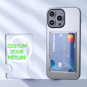 Soporte Magnético Transparente para Tarjetas de PC para Fundas de Teléfono Móvil con Función de Cartera Antichoque y Diseño de Ranura Magnética de un Toque - Product Image 3