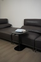 Table basse ergonomique ADA Furniture, pivotante à 360 degrés, avec vérin à gaz, hauteur réglable, console latérale, bureau pour salon