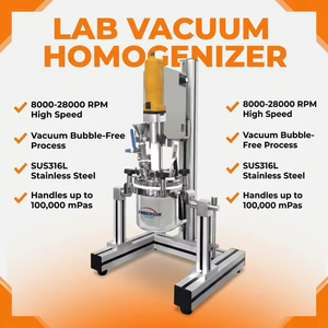 Homogénéisateur émulsifiant sous vide mini 5L 10L 20L 30L, pompe de mélange sous vide <span class=keywords><strong>pour</strong></span> petites productions cosmétiques - Product Image 2