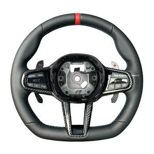Volante Deportivo de Fibra de Carbono y Cuero Sintético Serie G F para <span class=keywords><strong>BMW</strong></span> <span class=keywords><strong>CS</strong></span> <span class=keywords><strong>M3</strong></span> M4 M5 X3 X4 X5 X6 X7 G01 G12 G20 G29 G30 G35 G37 G80 G82 M340i - Product Image 6