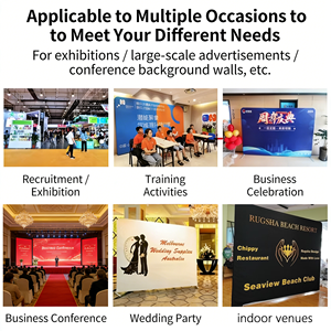 Custom <b>Backdrops</b> for Events Tension Fabric <b>Backdrop</b> Trade Show <b>Backdrop</b> Tradeshow Display Booth <b>Stand</b> 10ft Background Wall - Product Image 4