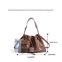 Sac fourre-tout de luxe tendance, grande capacité, style vintage, plissé effet nuage, sac à bandoulière pour femme, sangle unique, imperméable, fermeture magnétique