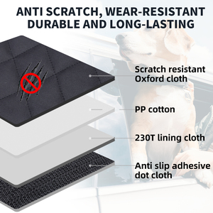 Luxus Hund Autos itz bezug Wasserdicht Langlebig Kratz festigkeit Weiche abnehmbare Abdeckung für Outdoor-Reisen Camping Haustier Rücksitz - Product Image 5