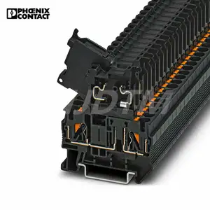 Originele En Nieuwe Phoenix Pt 4-hesi (5X20) Push-In Zekering Din Rail Terminal Block/Wire Din Rail Zekering Terminal Block Connector