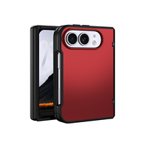 Étui de téléphone pliable TPU+PC pour iPhone Duo avec verrouillage de la charnière, protection magnétique antichoc