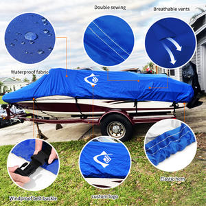 Cubierta para <span class=keywords><strong>barco</strong></span> de tela Oxford 600D 18 '-20' cubierta impermeable para <span class=keywords><strong>barco</strong></span> resistente para casco en forma de V - Product Image 4