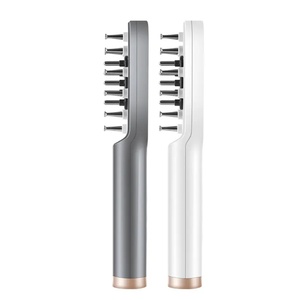 Cepillo Masajeador Eléctrico Inalámbrico Portátil EMS con Luz LED de 4 Colores para el Crecimiento del Cabello y Masaje del Cuero Cabelludo - Product Image 1