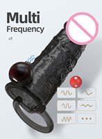 Wiederauf ladbare Remote Eichel Vibration Klitoris Stimulation Verlängerte Kontrolle Dildo Set Silikon Dildo Männliches Sexspielzeug für den Menschen