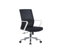 Chaises de bureau au design original avec dossier en maille, réglage de la hauteur, soutien lombaire, fonction pivotante et inclinable