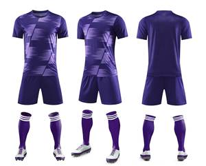 Kaus latihan Retro klasik cepat kering, kaus sepakbola musim baru bersirkulasi udara untuk pria, Jersey Thai kualitas layanan OEM - Product Image 1