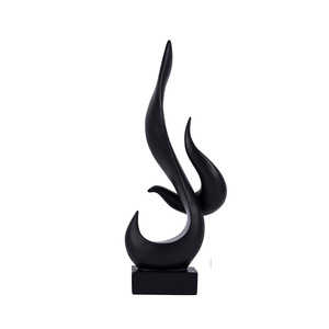 <span class=keywords><strong>D</strong></span>écoration Moderne Art <span class=keywords><strong>D</strong></span>éco en Résine en Forme de Flamme pour la Maison, le <span class=keywords><strong>Salon</strong></span>, le Meuble à Vin, le Meuble TV, le Bureau - Product Image 5
