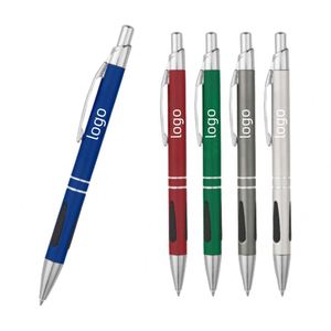 Bolígrafo de Aluminio con Doble Anillo y Logotipo Personalizado, Recargable, para Regalos Promocionales y Publicitarios Empresariales - Product Image 1