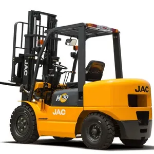 Motor diesel montacarga jac forklift triplex 3t 4tn ban diesel forklift ban AC kaca forklift kabin