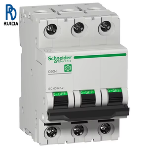 Interruptor Automático Miniatura Multi9 C M9f11325, 3 Polos, 6 kA de Capacidad de Ruptura, 25 A, 440 V CA, 125 V, Serie M9f1 - Product Image 1