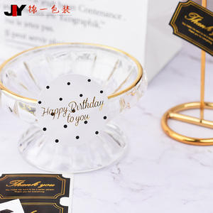 Foglio rettangolare di adesivi personalizzati all'ingrosso di fabbrica per confezioni regalo - Product Image 2