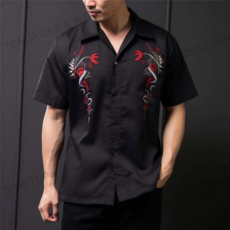 camisa de bolos retro sofisticada en estilos elegantes