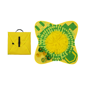 เสื่อฝึกการดมกลิ่นแบบป้อนช้าเสื่อให้อาหารสุนัขสัตว์เลี้ยงของเล่นสุนัขแบบอินเทอร์แอคทีฟทนทานกระตุ้นทักษะการหาอาหารตามธรรมชาติสำหรับสุนัข - Product Image 2