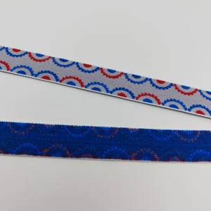 Cinta Elástica Popular de Fábrica para Textiles del Hogar y Ropa Deportiva, Sujetador Jacquard Azul Personalizado para Mujer, Estampado Personalizado - Product Image 3