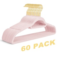 Perchas – vêtements en velours, vente en gros, costume antidérapant, ivoire, or rose, cintre personnalisé, cintres de costume en velours