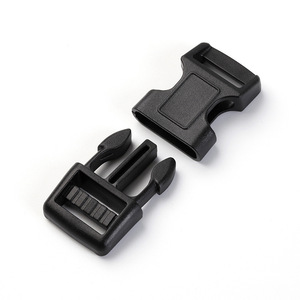 Hebilla de liberación lateral de plástico de 20 mm, negra, duradera, para bolsos, mochilas y accesorios - Product Image 2