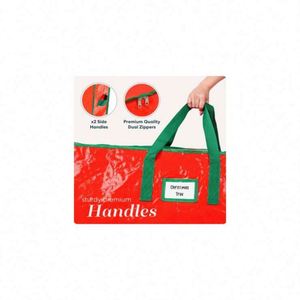 Factory Wholesale <b>Christmas</b> <b>Tree</b> Storage Bag <b>Large</b> Capacity Strong Durable Handles Waterproof Container - Product Image 6