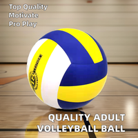 Ballon de volley-ball en cuir PU PVC de haute qualité pour adultes, idéal pour l'entraînement ou les matchs, parfait pour le divertissement