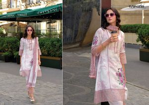 คอลเลกชันผ้าฝ้ายออกแบบใหม่พร้อมกางเกงเคอร์ติสสำหรับผู้หญิงพิมพ์ลายดิจิทัลสำหรับชุดลำลอง - Product Image 5