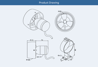 Moteur de propulseur sous-marin Cubemars SW7 7 Kgf à forte poussée pour scooter sous-marin USV ROV – Vente directe usine