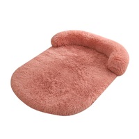 Lit pour animaux de compagnie écologique, de haute qualité, en fausse fourrure pelucheuse, solide, confortable, moderne, chaud, toutes saisons, universel, antidérapant, amovible