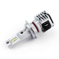 Ampoules de phare LED MINI M4 H4 H7 H11 9005 9006 avec puce CSP 1086 4000LM PCB en cuivre 12V 24V pour phare de voiture et feu antibrouillard