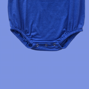 Combinaison à manches courtes pour garçons, broderie Little Bro Baseball bleue, vêtements pour bébé garçon, nouvelle arrivée, vente chaude, haute qualité, boutique OOTD - Product Image 2