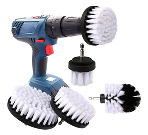 Kit de brosses à récurer électriques nettoyage ménager PP Kit de <span class=keywords><strong>perceuse</strong></span> électrique brosses pour nettoyer les baignoires toilettes voitures laver les sols - Product Image 6