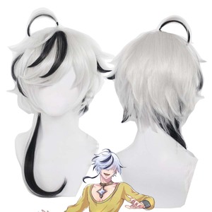 Parrucca per Cosplay di Halloween Game Nu: Olivine <span class=keywords><strong>Eiden</strong></span> Blade Kuya Edmond Aster Yakumo Quincy, Verde Blu Rosa Arancione Viola GAHC-102 - Product Image 5