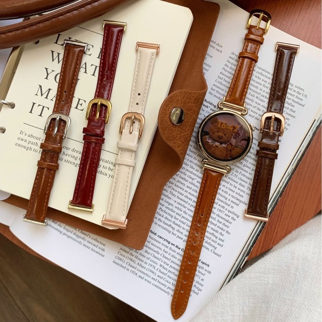 Oil-waxed Calfskin Strap Eco-Friendly Pin Buckle for 8/9/GT5GT6 and Watch4/3Pro/Fit3 Smartwatch
