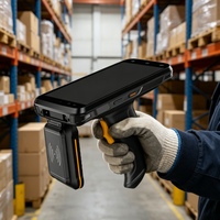 Lector de Etiquetas RFID UHF Portátil EPC Gen2 de 902-928 MHz, Alcance de 15 m, Escáner 1D/2D, IP67, Android Octa-core, para Inventario Minorista