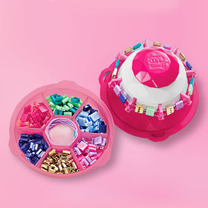 Meilleurs kits de bricolage de fabrication de bijoux pour filles et enfants ensemble de fabrication de bracelets <span class=keywords><strong>d</strong></span>'amitié en matière plastique cadeaux <span class=keywords><strong>d</strong></span>'anniversaire - Product Image 5
