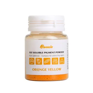 Cocosir Factory Direct Orange Yellow Oil Soluble Toner Pastry Mousse Blown Fondant Cream Pigment Cake Coloring 10g