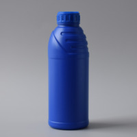 Bouteille en plastique HDPE avec bouchon à vis, scellage par induction, dessus fileté, inviolable, pour produits chimiques agricoles, vente en gros