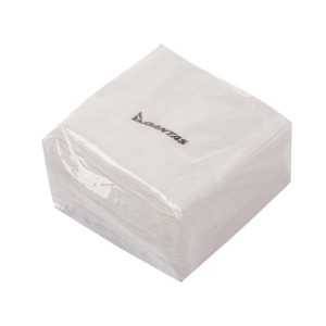 Serviettes en papier jetables douces Qantas Virgin Wood Pulp, 2 plis, 4 volets, imprimées, blanches, pour cocktails - Product Image 5