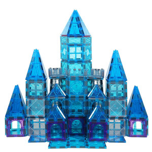 Jouets éducatifs, tuiles magnétiques Frozen, château de princesse, construction, jouets STEM pour filles et garçons, cadeaux d'anniversaire - Product Image 3