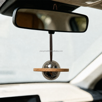 Diffuseur de parfum rond en métal de haute qualité pour voiture, clip de ventilation, désodorisant pour voiture