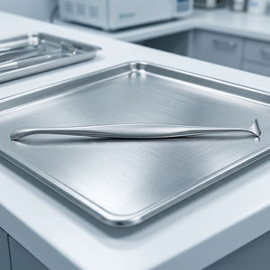 HURD Dissecteur manuel des amygdales en acier inoxydable, rétracteur de pilier à double extrémité, modèle standard large 8,75 po (22,2 cm), certifié CE - Product Image 3